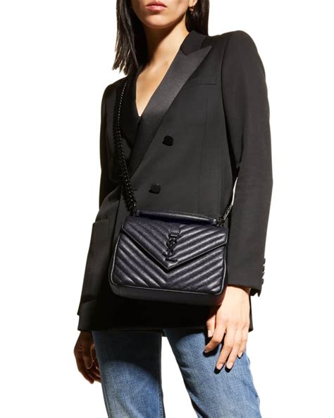 ysl large college bag black hardware|YSL medium college bag.